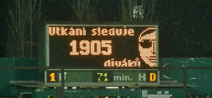 Dění na tribunách: Bohemians - Dukla