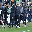 Bohemians - Plzeň 5:2, dění na tribunách