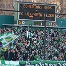 Bohemians - Plzeň 5:2, dění na tribunách