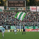 Kotel fanoušků Bohemians.