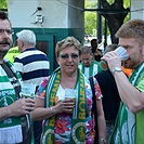 Dění na tribunách Bohemians - Jihlava 1:1