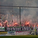 Dění na tribunách Bohemians - Jihlava 1:1