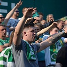 Dění na tribunách Bohemians - Jihlava 1:1