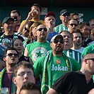 Dění na tribunách Bohemians - Jihlava 1:1