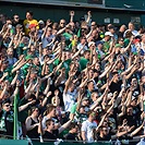 Dění na tribunách Bohemians - Jihlava 1:1