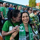 Dění na tribunách Bohemians - Jihlava 1:1