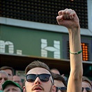 Dění na tribunách Bohemians - Jihlava 1:1