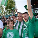 Dění na tribunách Bohemians - Jihlava 1:1