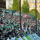 Dění na tribunách Bohemians - Jihlava 1:1