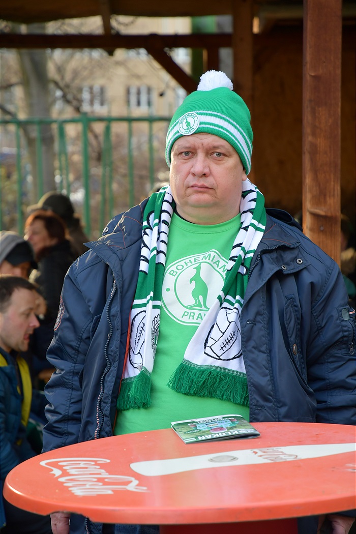 Dění na tribunách: Bohemians - Karviná