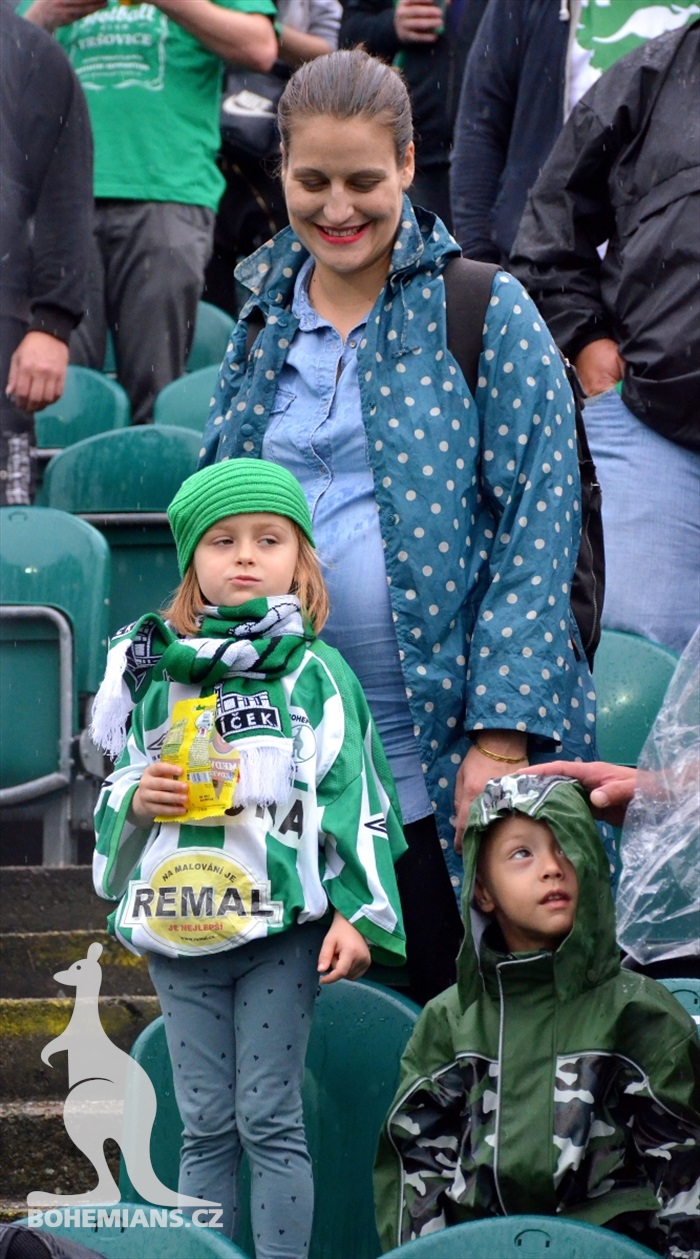 DĚNÍ NA TRIBUNÁCH: Bohemians - Hradec