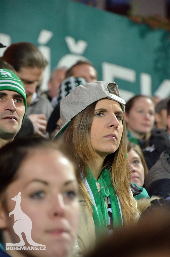 Dění na tribunách: Bohemians - Liberec