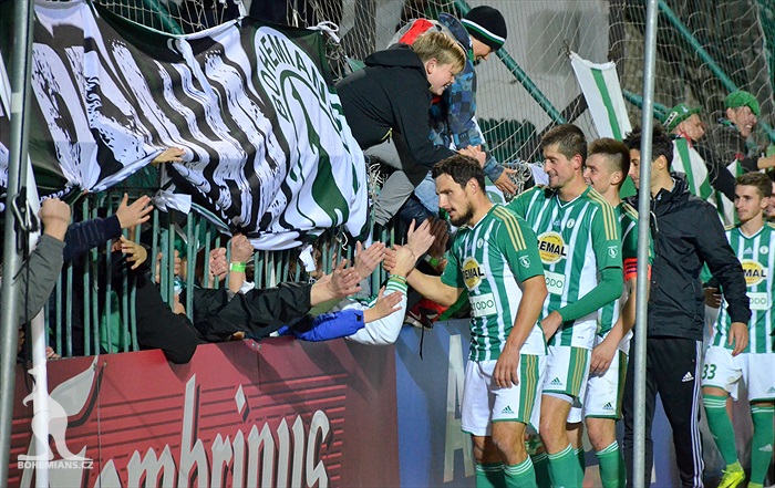 Dění na tribunách: Bohemians - Liberec