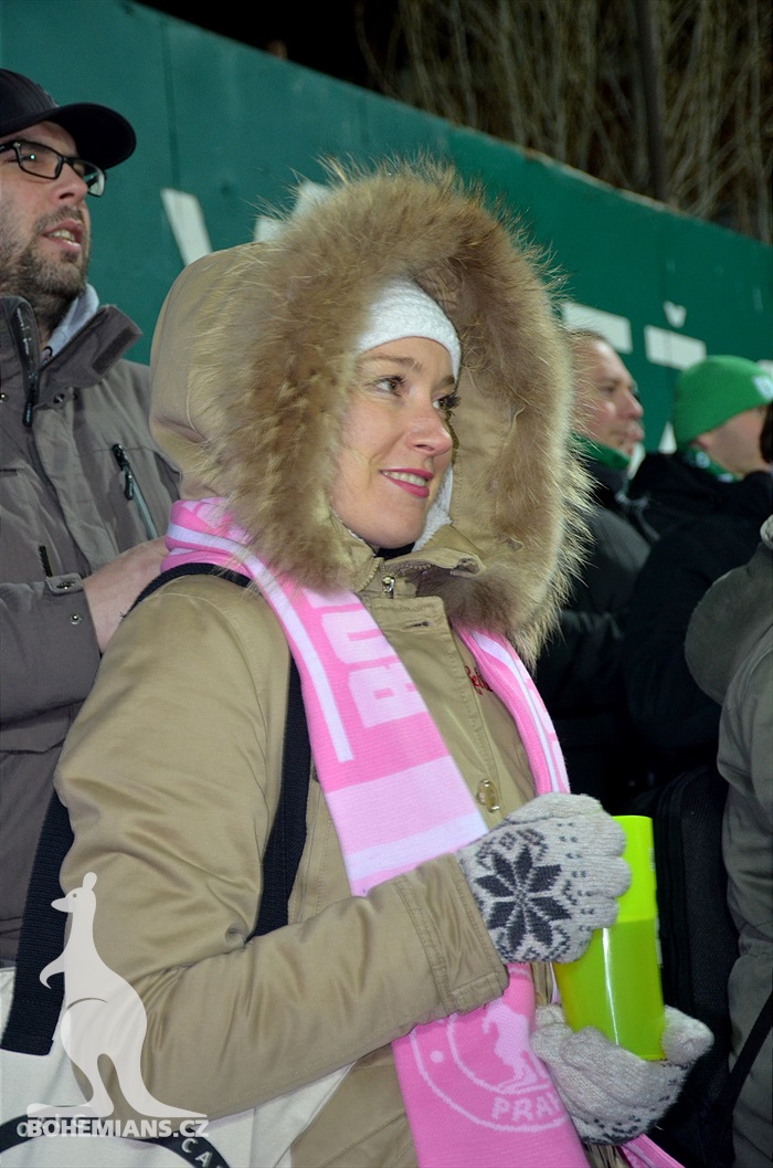 Dění na tribunách: Bohemians - Dukla