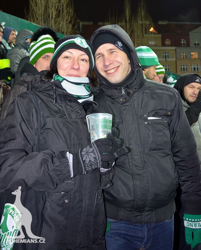 Dění na tribunách: Bohemians - Dukla