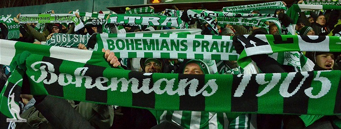 Dění na tribunách: Bohemians - Dukla