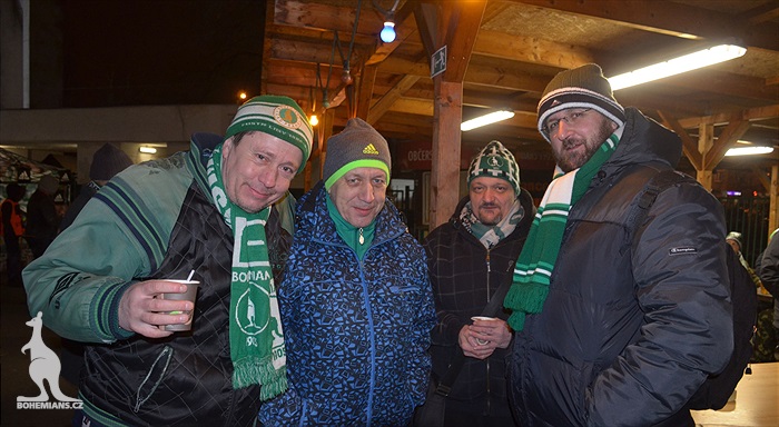 Dění na tribunách: Bohemians - Dukla