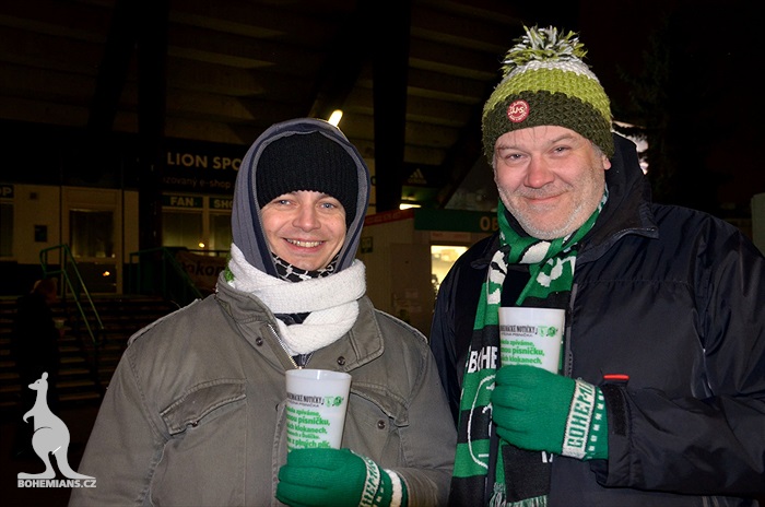 Dění na tribunách: Bohemians - Dukla