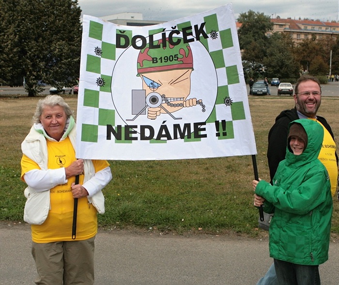 Fanoušci k Ďolíčku...