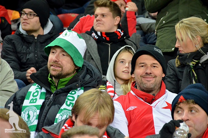 Dění na tribunách: Slavia - Bohemians