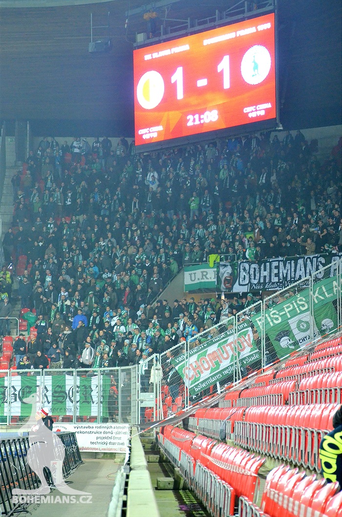 Dění na tribunách: Slavia - Bohemians