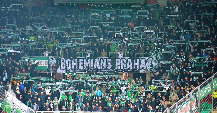 Dění na tribunách: Slavia - Bohemians