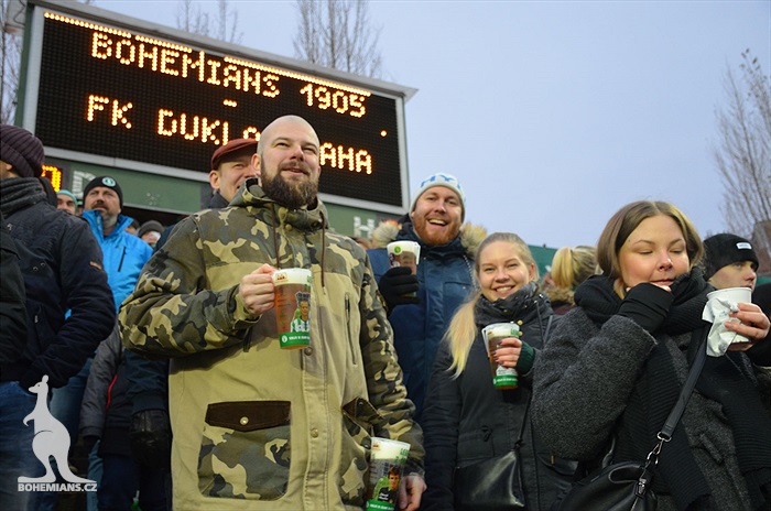 Dění na tribunách, Bohemians - Dukla 0:0