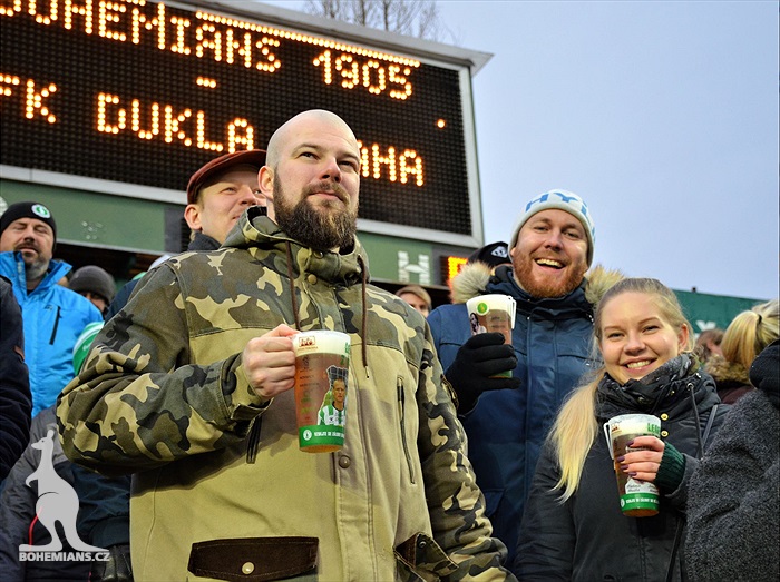 Dění na tribunách, Bohemians - Dukla 0:0