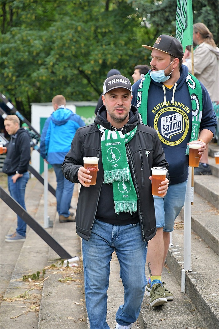 Dění na tribunách: Bohemians - Sparta