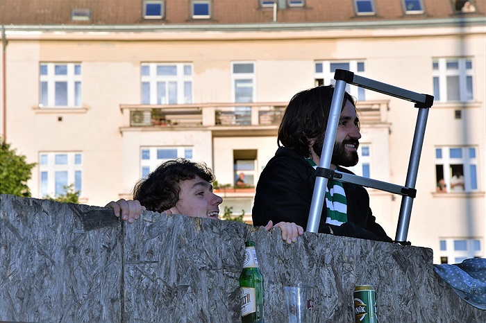 Dění na tribunách: Bohemians - Sparta