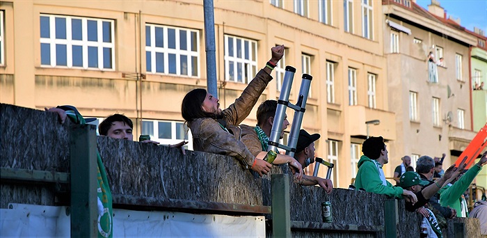 Dění na tribunách: Bohemians - Sparta