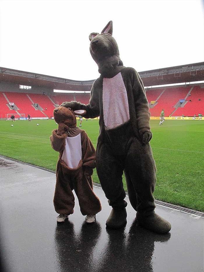 Klokánek Mikuláš s Klokanem Masérem.