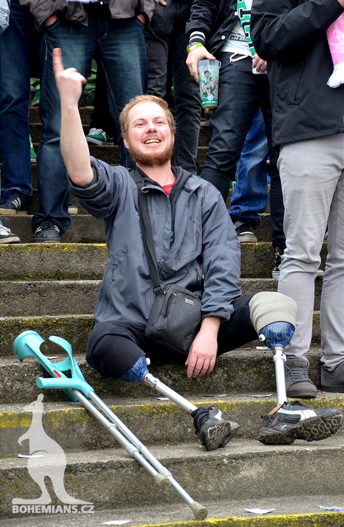 Dění na tribunách: Bohemians - Jihlava