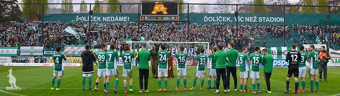 Dění na tribunách: Bohemians - Jihlava