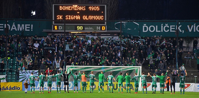 Dění na tribunách, Bohemians - Olomouc, Mol Cup 2019
