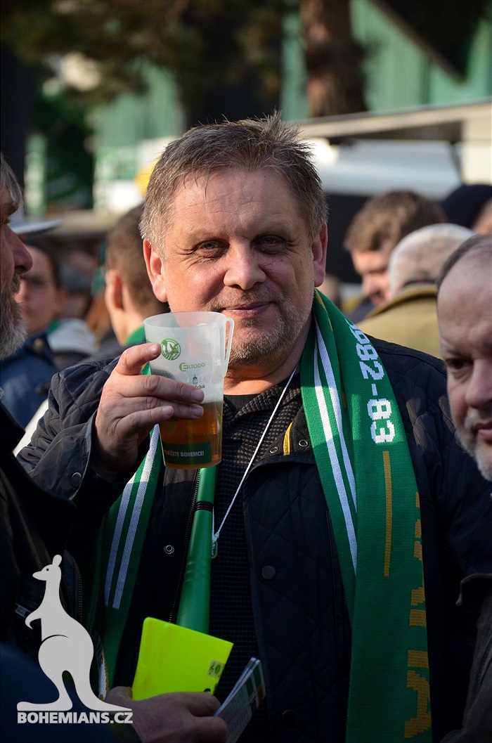 Bohemians - Plzeň 5:2, dění na tribunách