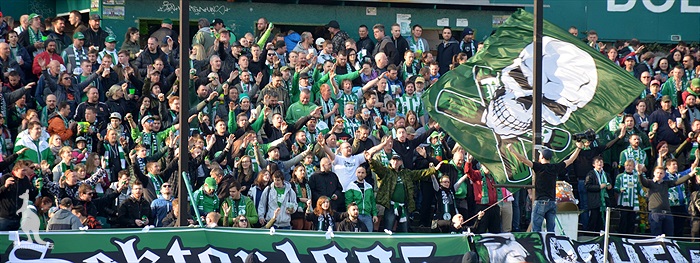 Bohemians - Plzeň 5:2, dění na tribunách