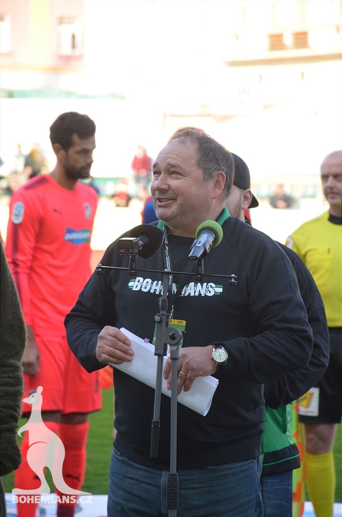 Bohemians - Plzeň 5:2, dění na tribunách