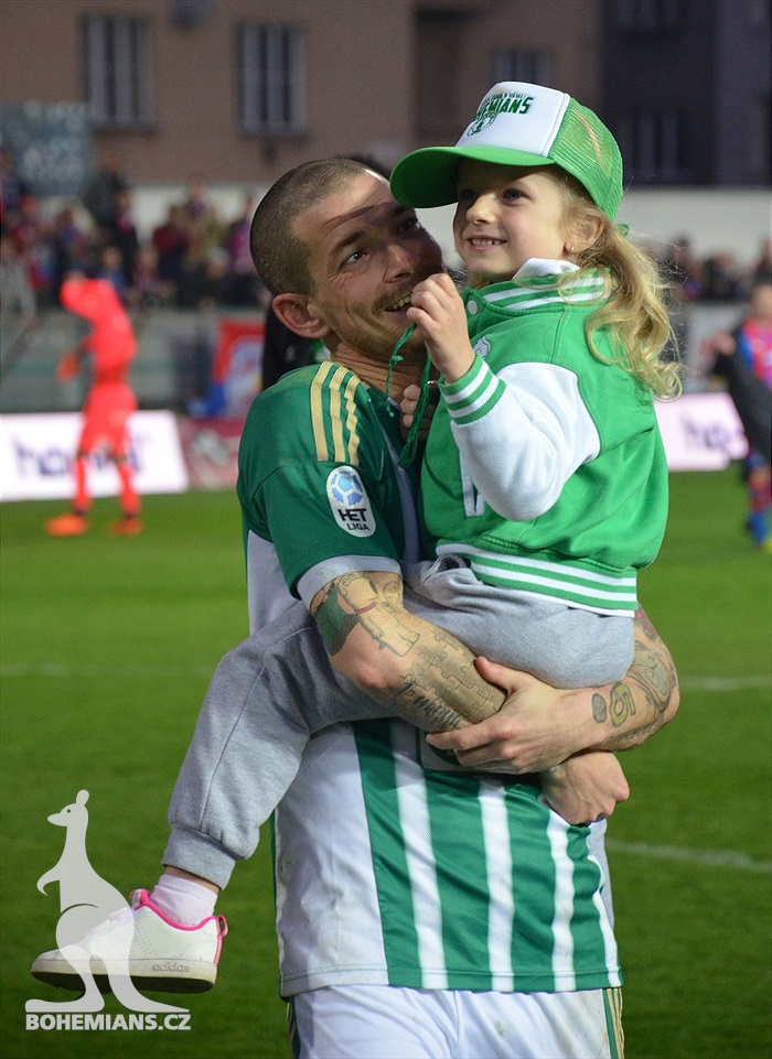 Bohemians - Plzeň 5:2, dění na tribunách