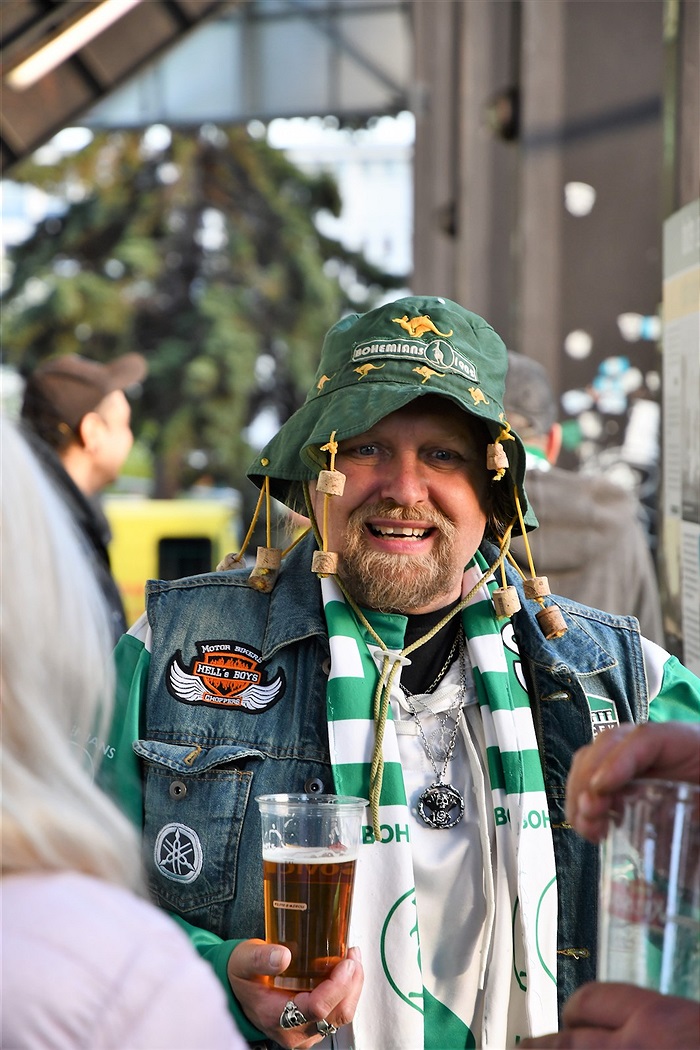 Dění na tribunách: Bohemians - Liberec