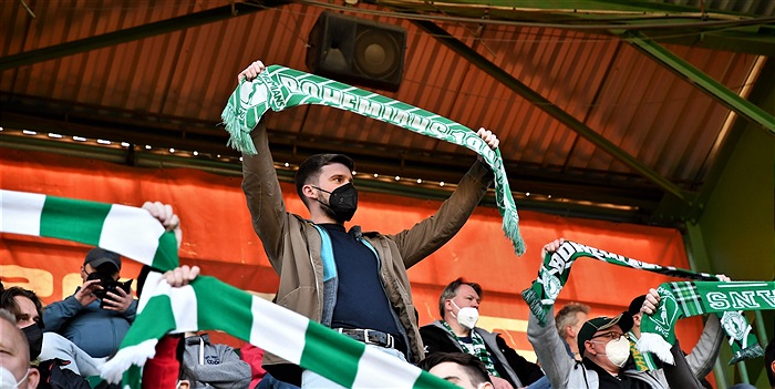 Dění na tribunách: Bohemians - Liberec