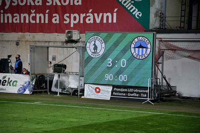 Dění na tribunách: Bohemians - Liberec
