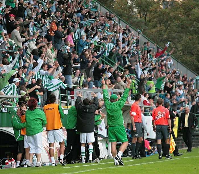 Radost po druhém gólu.