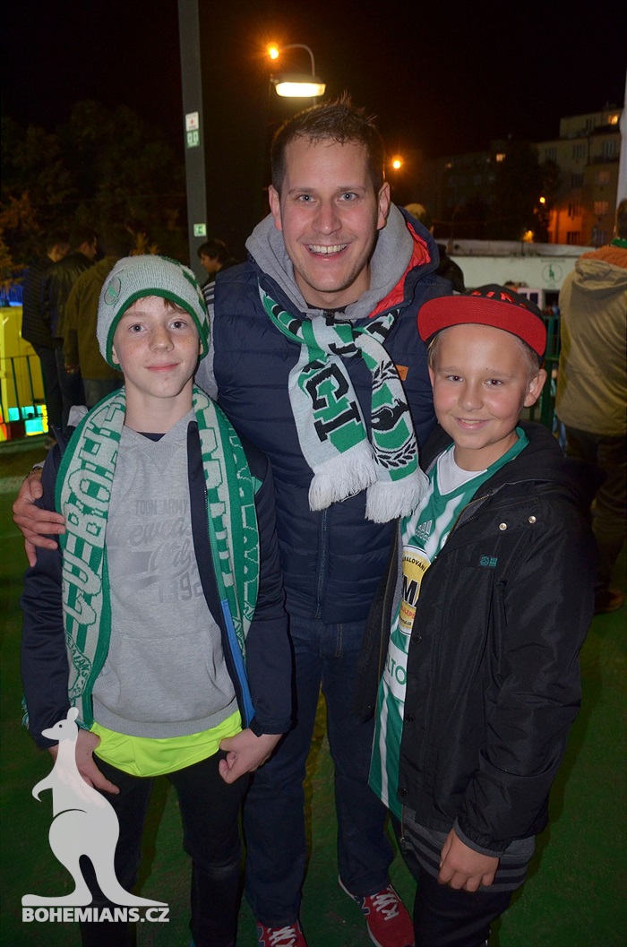 Dění na tribunách: Bohemians - Baník Ostrava