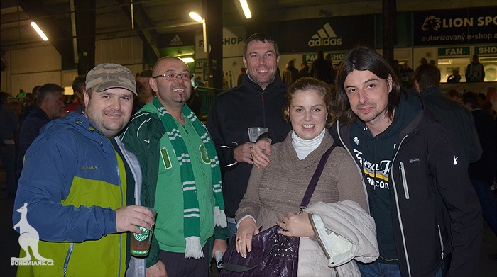 Dění na tribunách: Bohemians - Baník Ostrava