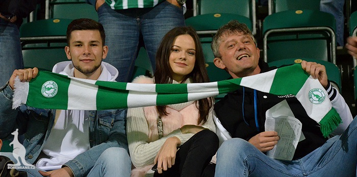 Dění na tribunách: Bohemians - Baník Ostrava