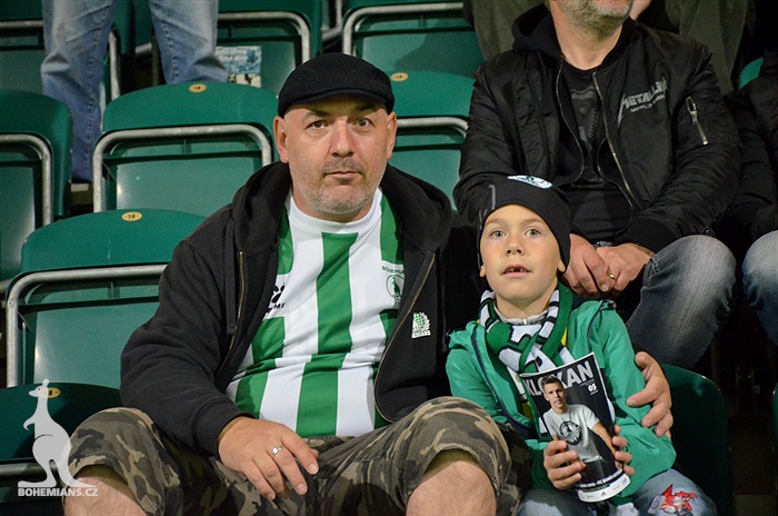 Dění na tribunách: Bohemians - Baník Ostrava