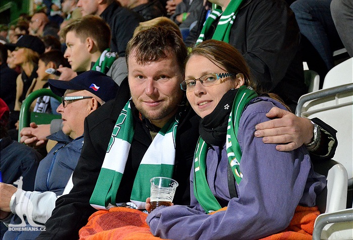 Dění na tribunách: Bohemians - Baník Ostrava