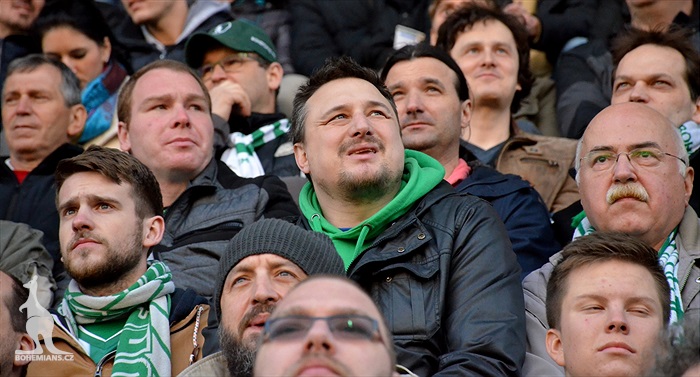 Dění na tribunách: Bohemians - Plzeň