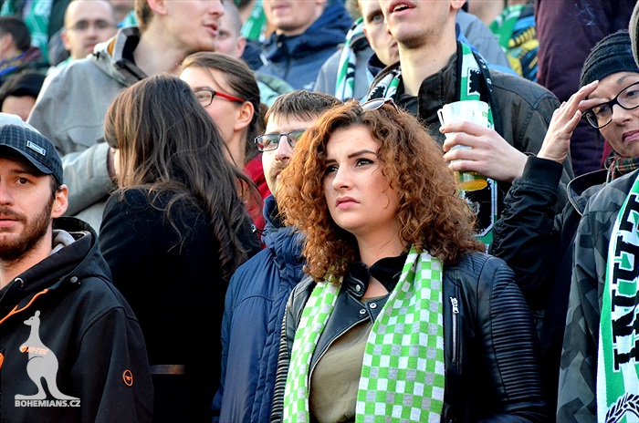 Dění na tribunách: Bohemians - Plzeň